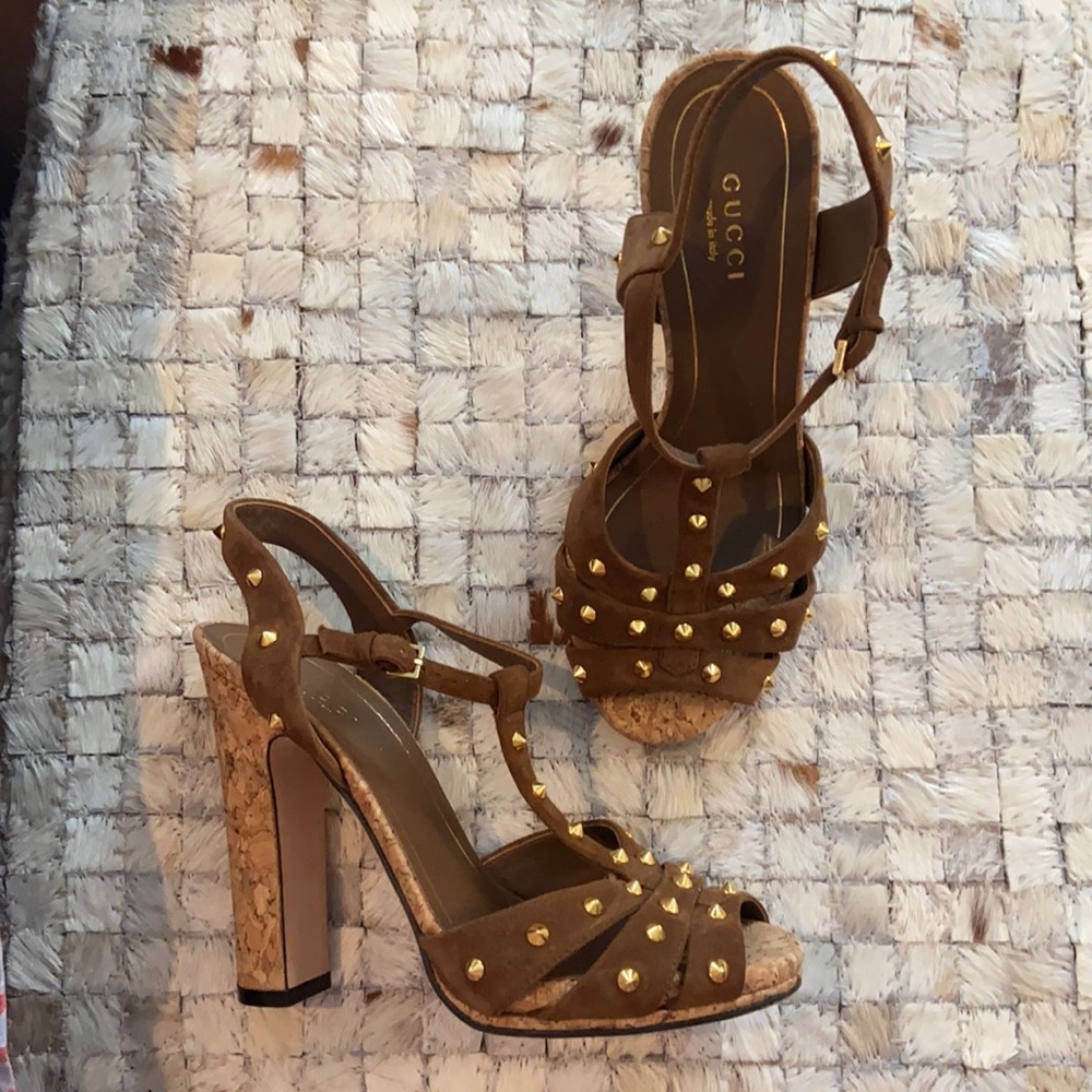 Gucci Jacqueline sandals. Please note European size 36.5